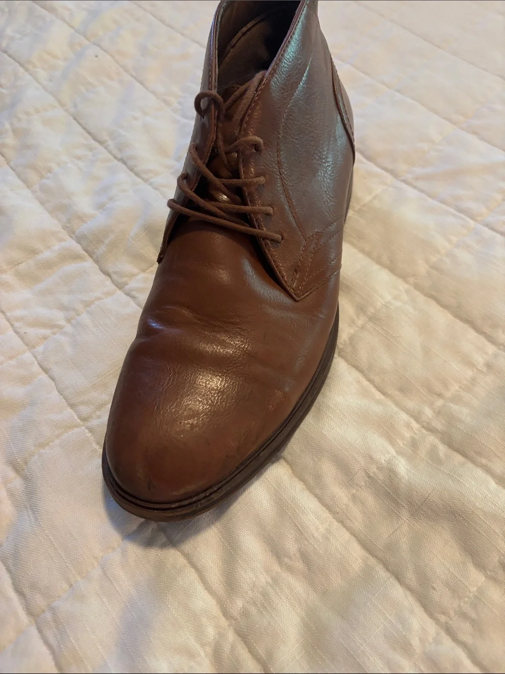 Sonoma Brown Leather Chukka Boots
